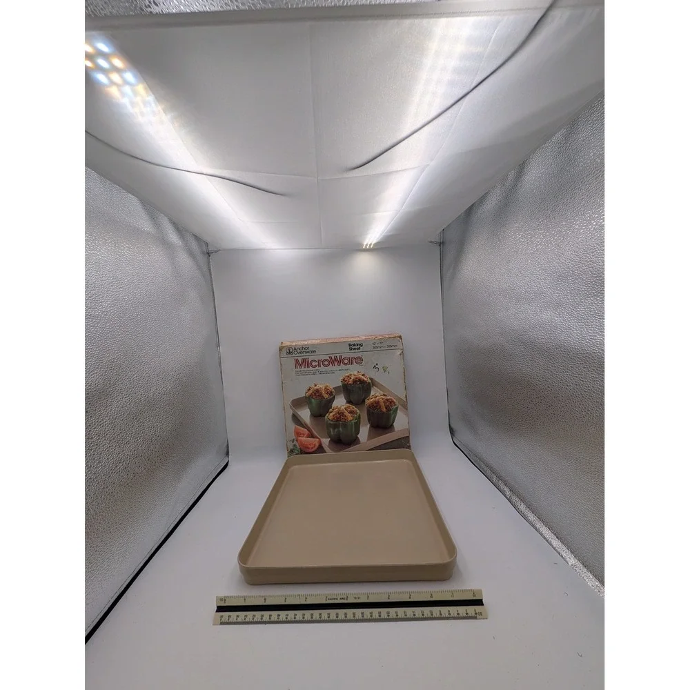 Anchor‎ Ovenware MicroWare Sheet 12x12 Vintage Microwave Tray PM451-T OPEN BOX